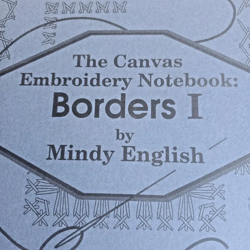 Mindy English Canvas Embroidery Notebook Borders 1  1st Edition 1st Print 1994